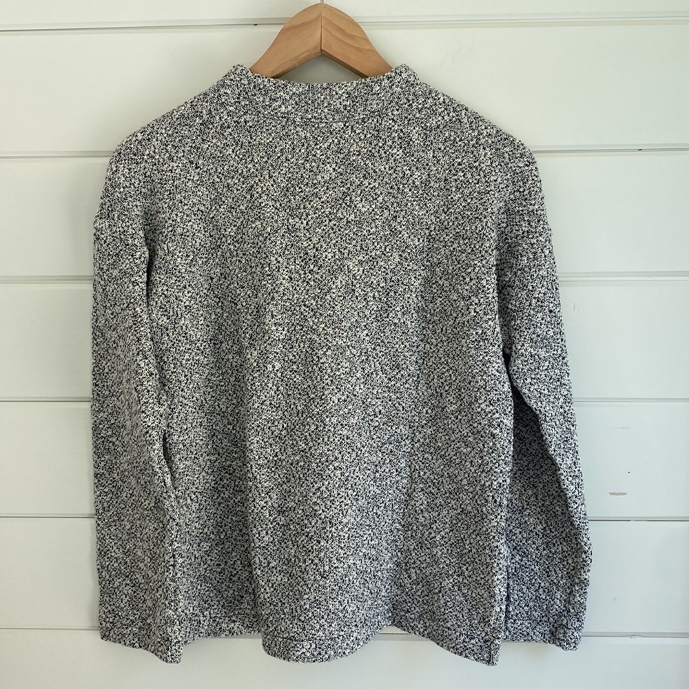Madewell | Black Grey White Heathered Sweater Midweight | Great Condition - Picture 4 of 5